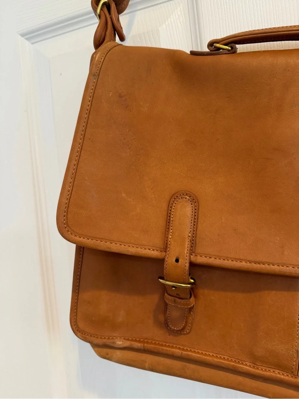 Coach Classic Men's Leather Messenger Bag - Brown
